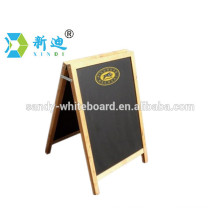 Wooden decorative blackboard with stand